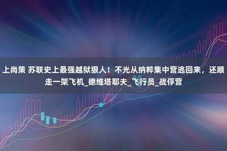 上尚策 苏联史上最强越狱狠人！不光从纳粹集中营逃回来，还顺走一架飞机_德维塔耶夫_飞行员_战俘营